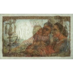 F 13-11 - 09/01/1947 - 20 francs - Pêcheur - Série L.157 - Etat : SUP+