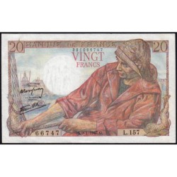 F 13-11 - 09/01/1947 - 20 francs - Pêcheur - Série L.157 - Etat : SUP