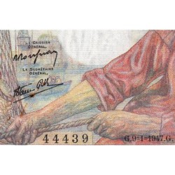 F 13-11 - 09/01/1947 - 20 francs - Pêcheur - Série N.157 - Etat : SUP