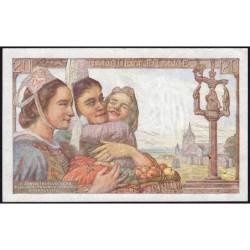 F 13-11 - 09/01/1947 - 20 francs - Pêcheur - Série N.157 - Etat : SUP+ à SPL