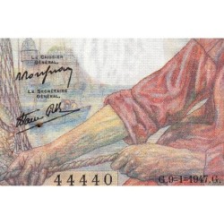 F 13-11 - 09/01/1947 - 20 francs - Pêcheur - Série N.157 - Etat : SUP+ à SPL