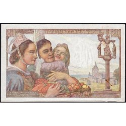 F 13-11 - 09/01/1947 - 20 francs - Pêcheur - Série N.157 - Etat : TTB+