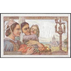 F 13-11 - 09/01/1947 - 20 francs - Pêcheur - Série N.157 - Etat : SUP+ à SPL