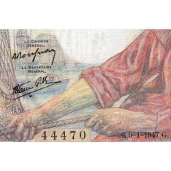 F 13-11 - 09/01/1947 - 20 francs - Pêcheur - Série N.157 - Etat : SUP