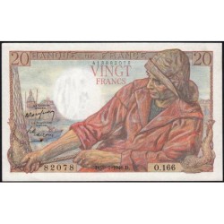 F 13-12 - 29/01/1948 - 20 francs - Pêcheur - Série O.166 - Etat : SUP