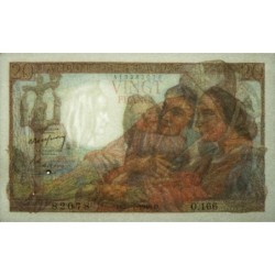 F 13-12 - 29/01/1948 - 20 francs - Pêcheur - Série O.166 - Etat : SUP