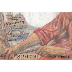 F 13-12 - 29/01/1948 - 20 francs - Pêcheur - Série O.166 - Etat : SUP+