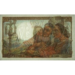 F 13-12 - 29/01/1948 - 20 francs - Pêcheur - Série O.166 - Etat : SUP+