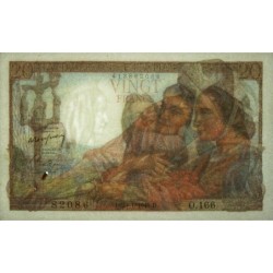 F 13-12 - 29/01/1948 - 20 francs - Pêcheur - Série O.166 - Etat : SUP-