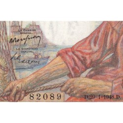 F 13-12 - 29/01/1948 - 20 francs - Pêcheur - Série O.166 - Etat : SUP
