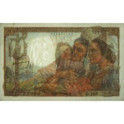 F 13-12 - 29/01/1948 - 20 francs - Pêcheur - Série O.166 - Etat : TTB+