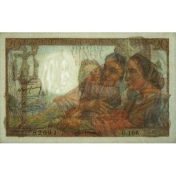 F 13-12 - 29/01/1948 - 20 francs - Pêcheur - Série O.166 - Etat : TTB+
