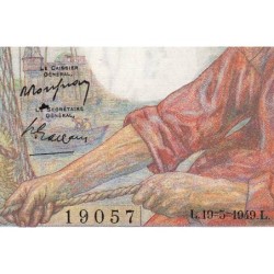 F 13-15 - 19/05/1949 - 20 francs - Pêcheur - Série W.227 (remplacement) - Etat : TTB+