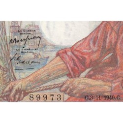 F 13-16 - 03/11/1949 - 20 francs - Pêcheur - Série B.231 - Etat : SUP+