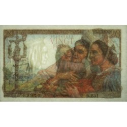 F 13-16 - 03/11/1949 - 20 francs - Pêcheur - Série B.231 - Etat : SUP+