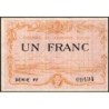 Alais (Alès) - Pirot 4-9 - 1 franc - Série FF - 30/03/1916 - Etat : SPL
