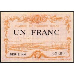 Alais (Alès) - Pirot 4-9 - 1 franc - Série HH - 30/03/1916 - Etat : pr.NEUF