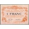 Alais (Alès) - Pirot 4-9 - 1 franc - Série HH - 30/03/1916 - Etat : pr.NEUF