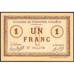 Amiens - Pirot 7-16 - 1 franc - 1915 - Etat : SUP+
