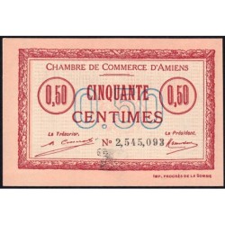 Amiens - Pirot 7-49 variété - 50 centimes - 1920 - Etat : SPL