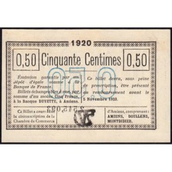 Amiens - Pirot 7-49 variété - 50 centimes - 1920 - Etat : SPL