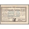 Amiens - Pirot 7-49 variété - 50 centimes - 1920 - Etat : SPL