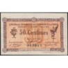 Albi, Castres, Mazamet (Tarn) - Pirot 5-1 variété - 50 centimes - 30/11/1914 - Etat : SUP+