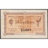Albi, Castres, Mazamet (Tarn) - Pirot 5-1 variété - 50 centimes - 30/11/1914 - Etat : TTB