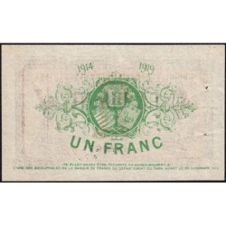 Albi, Castres, Mazamet (Tarn) - Pirot 5-5 - 1 franc - 30/11/1914 - Etat : TTB+