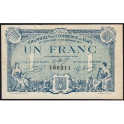 Albi, Castres, Mazamet (Tarn) - Pirot 5-13 - 1 franc - 22/12/1917 - Etat : TTB+