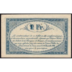 Albi, Castres, Mazamet (Tarn) - Pirot 5-13 - 1 franc - 22/12/1917 - Etat : TTB+