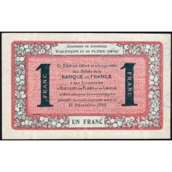 Alençon & Flers (Orne) - Pirot 6-40 - 1 franc - Série 4T2 - 10/08/1915 - Etat : TTB+