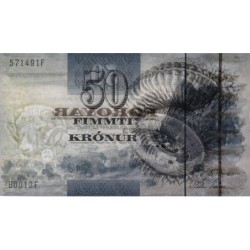 Féroé (îles) - Pick 24 - 50 krónur - Série B0 - 2001 - Etat : NEUF