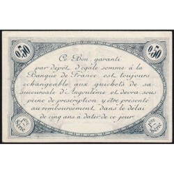 Angoulême - Pirot 9-2b - 50 centimes - 1ère série - 15/01/1915 - Annulé - Etat : SPL