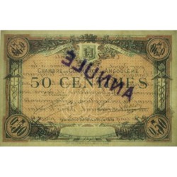 Angoulême - Pirot 9-2d - 50 centimes - 1ère série - 15/01/1915 - Annulé - Etat : SUP