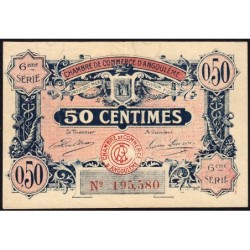 Angoulême - Pirot 9-46 - 50 centimes - 6ème série - 14/01/192 - Etat : TTB+