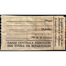 10 litres carburant auto - Novembre 1949 - Etat : TTB