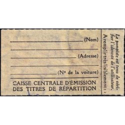 10 litres carburant auto - Novembre 1949 - Puy-de-Dôme - Etat : SUP