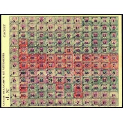 Annexe carte de vêtements - Catégorie J - 1944 - Etat : SPL