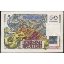 F 20-09 - 02/10/1947 - 50 francs - Le Verrier - Série X.91 - Etat : TTB+
