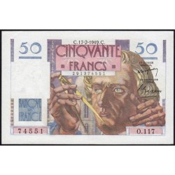 F 20-11 - 17/02/1949 - 50 francs - Le Verrier - Série O.117 - Etat : SPL