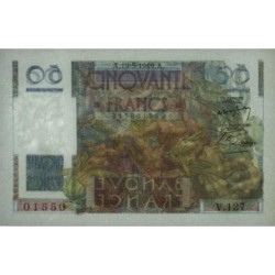 F 20-12 - 19/05/1949 - 50 francs - Le Verrier - Série V.127 - Etat : SPL+
