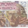 F 20-13 - 03/11/1949 - 50 francs - Le Verrier - Série Q.142 - Etat : TTB+