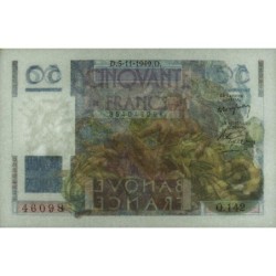 F 20-13 - 03/11/1949 - 50 francs - Le Verrier - Série Q.142 - Etat : SUP