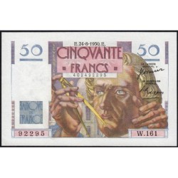 F 20-16 - 24/08/1950 - 50 francs - Le Verrier - Série W.161 (remplacement) - Etat : SPL+