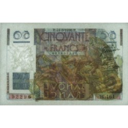 F 20-16 - 24/08/1950 - 50 francs - Le Verrier - Série W.161 (remplacement) - Etat : SPL