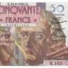 F 20-16 - 24/08/1950 - 50 francs - Le Verrier - Série K.163 - Etat : SUP