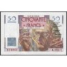 F 20-16 - 24/08/1950 - 50 francs - Le Verrier - Série K.163 - Etat : SPL+