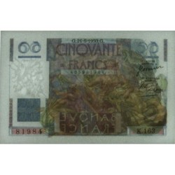 F 20-16 - 24/08/1950 - 50 francs - Le Verrier - Série K.163 - Etat : pr.NEUF