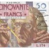 F 20-17 - 01/02/1951 - 50 francs - Le Verrier - Série L.174 - Etat : SPL